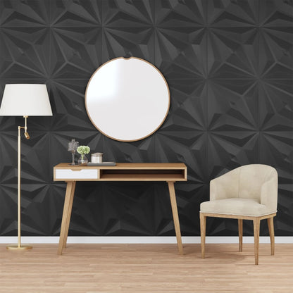 Pannelli Murali 48 pz Neri 50x50 cm XPS 12 m² Stella