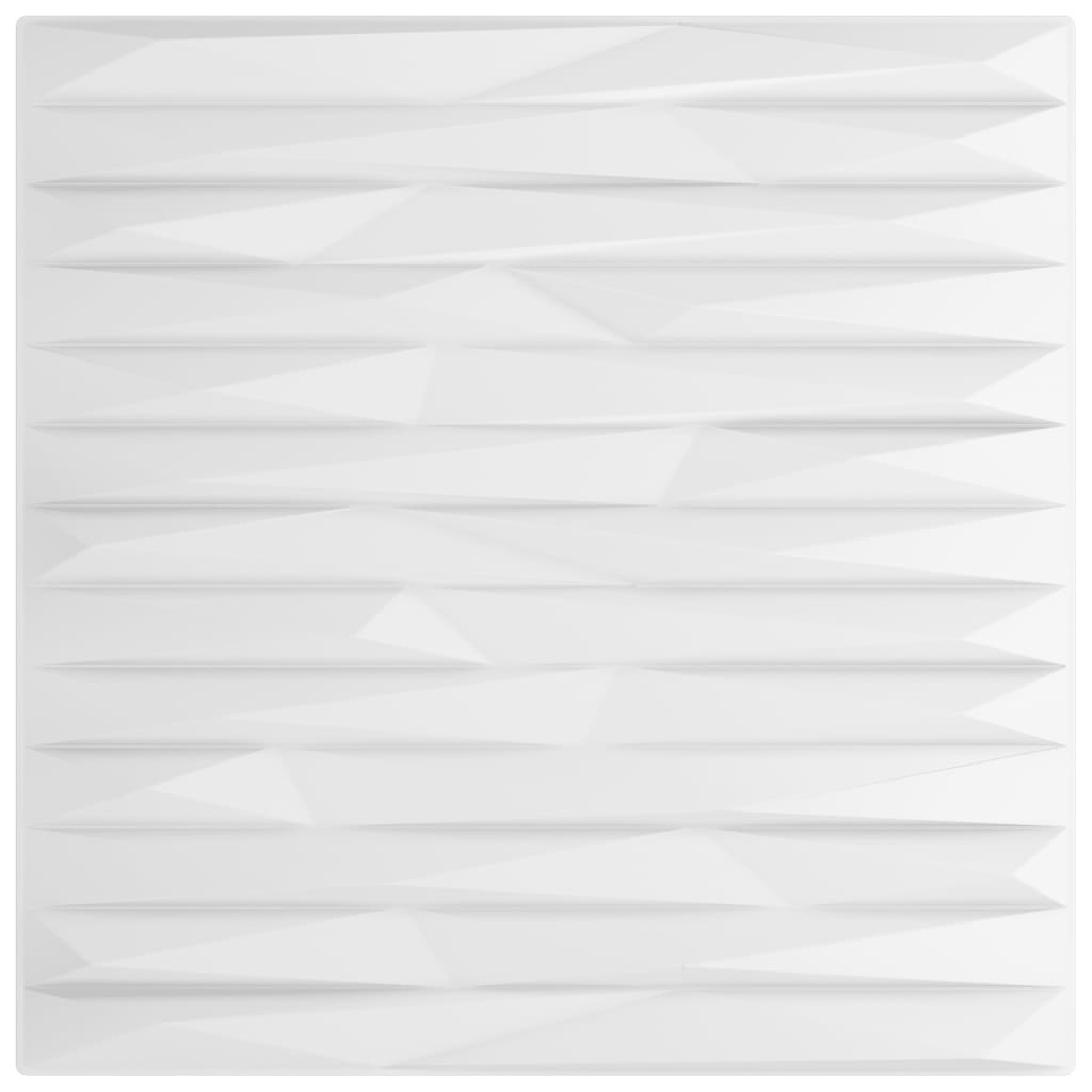 Pannelli Murali 12 pz Bianchi 50x50 cm XPS 3 m² Pietra