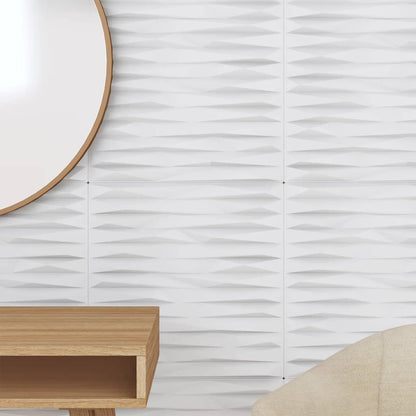 Pannelli Murali 12 pz Bianchi 50x50 cm XPS 3 m² Pietra