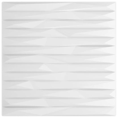 Pannelli Murali 24 pz Bianchi 50x50 cm XPS 6 m² Pietra