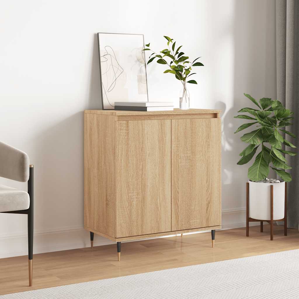 Credenza Rovere Sonoma 60x35x70 cm in Legno Multistrato