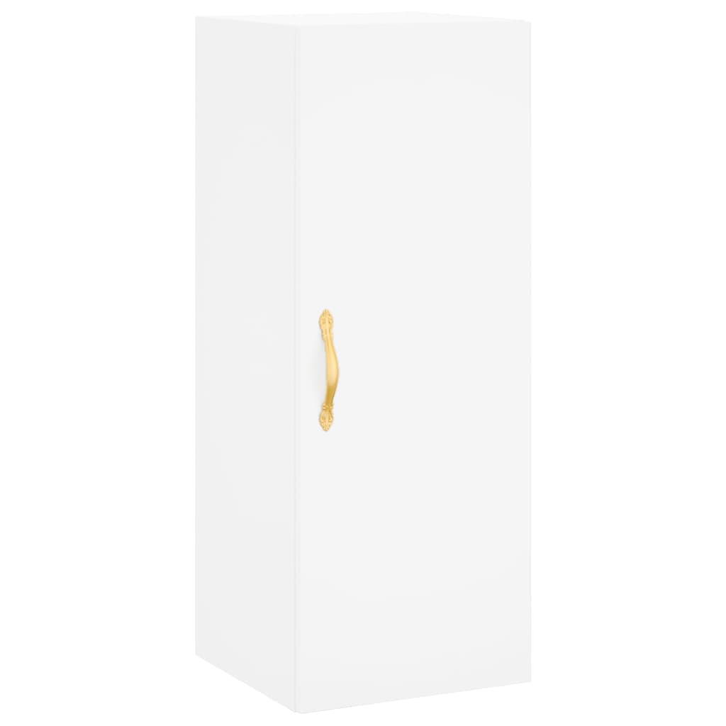 Mobile a Parete Bianco 34,5x34x90 cm
