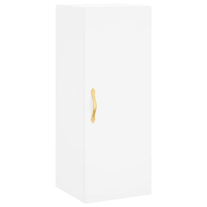 Mobile a Parete Bianco 34,5x34x90 cm