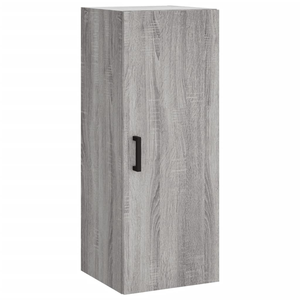 Mobile a Parete Grigio Sonoma 34,5x34x90 cm