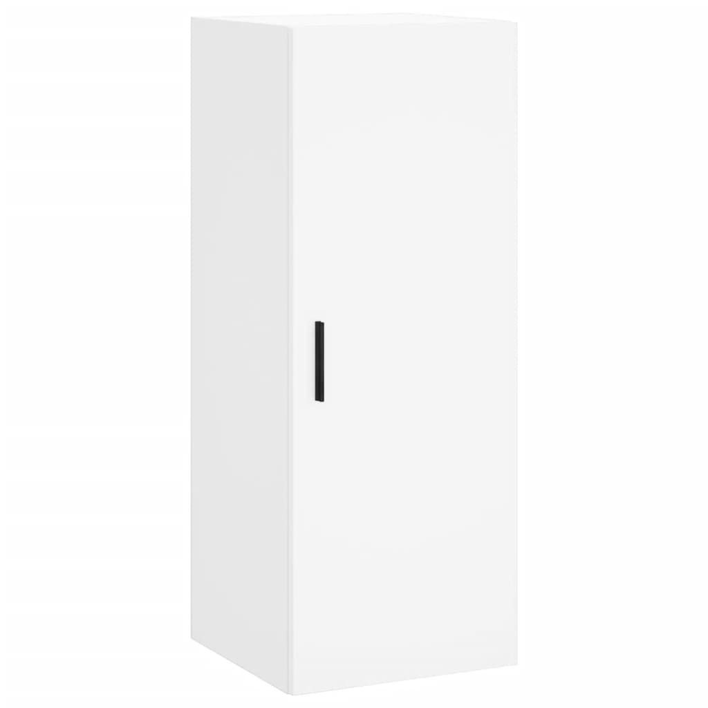 Mobile a Parete Bianco 34,5x34x90 cm