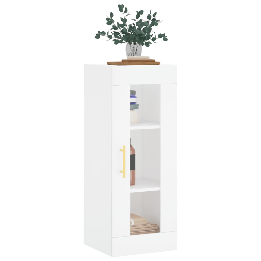 Mobile a Parete Bianco 34,5x34x90 cm