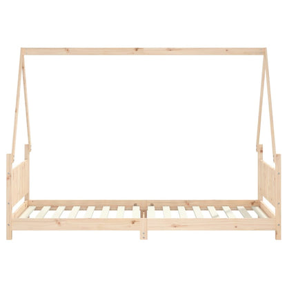 Giroletto per Bambini 90x200 cm in Legno Massello di Pino