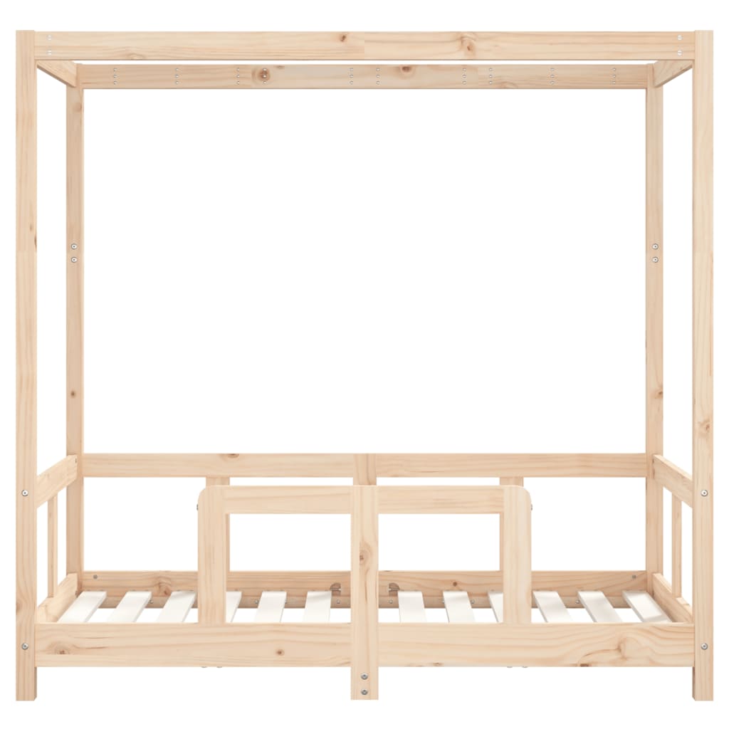 Giroletto per Bambini 70x140 cm in Legno Massello di Pino