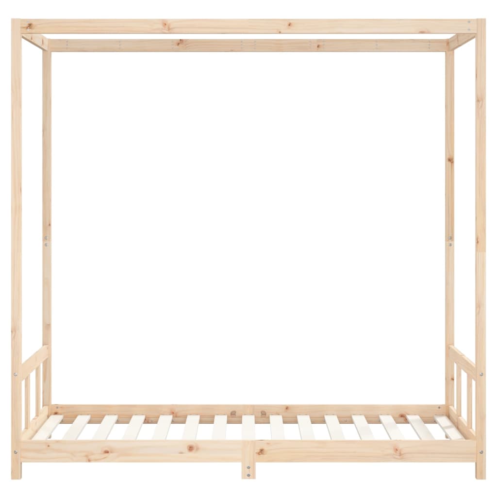 Giroletto per Bambini 90x190 cm in Legno Massello di Pino