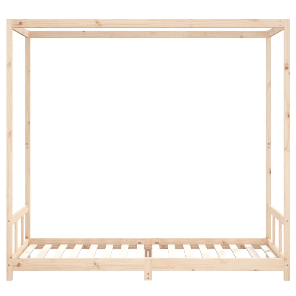 Giroletto per Bambini 90x200 cm in Legno Massello di Pino