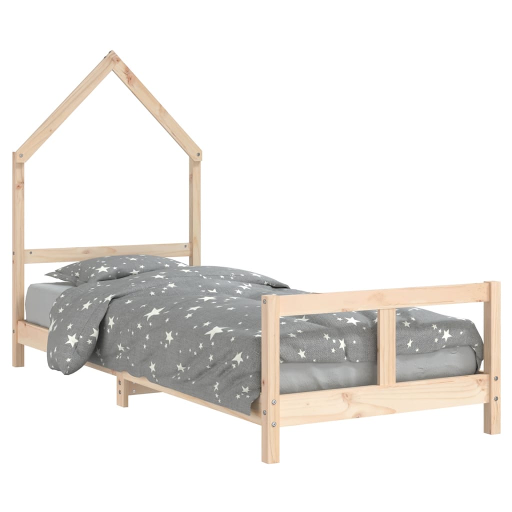 Giroletto per Bambini 80x200 cm in Legno Massello di Pino