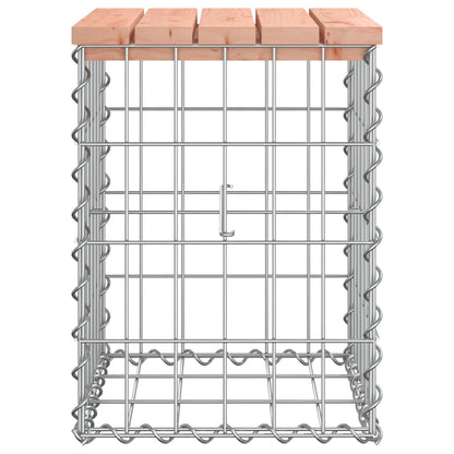 Panca da Giardino Design Gabbione 33x31x42 cm Massello Douglas