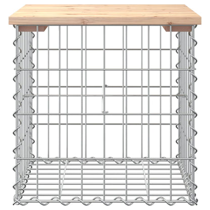 Panca Giardino Design Gabbione 43x44x42 cm Legno Massello Pino