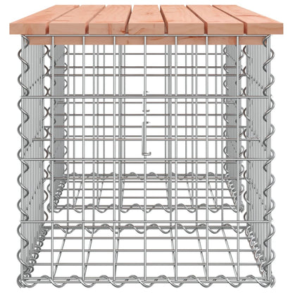 Panca da Giardino Design Gabbione 103x44x42 cm Massello Douglas