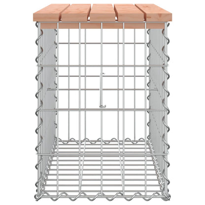 Panca da Giardino Design Gabbione 63x31,5x42cm Massello Douglas