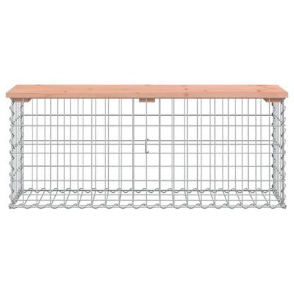Panca Giardino Design Gabbione 103x31,5x42 cm Massello Douglas