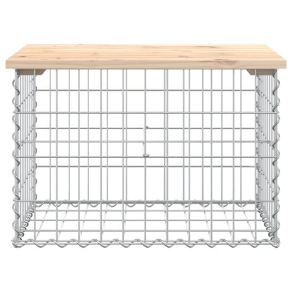 Panca Giardino Design Gabbione 63x44x42 cm Legno Massello Pino