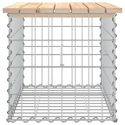 Panca Giardino Design Gabbione 63x44x42 cm Legno Massello Pino