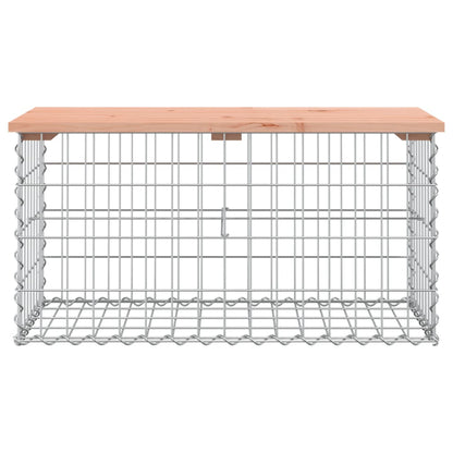 Panca Giardino Design Gabbione 83x44x42 cm Massello Douglas