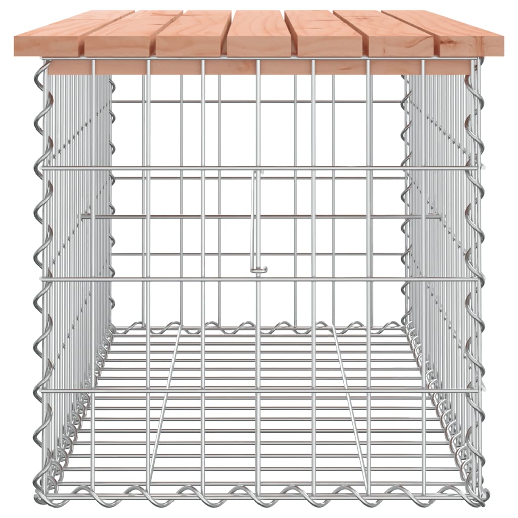 Panca Giardino Design Gabbione 83x44x42 cm Massello Douglas