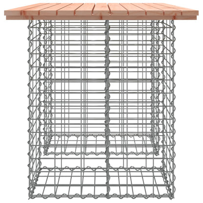 Panca da Giardino Design Gabbione 100x70x72 cm Massello Douglas