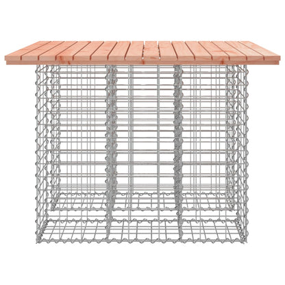 Panca da Giardino Design Gabbione 100x102x72cm Massello Douglas