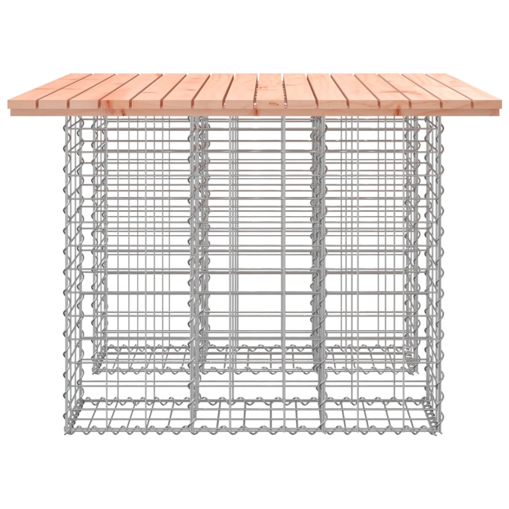 Panca da Giardino Design Gabbione 100x102x72cm Massello Douglas