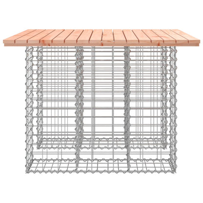 Panca da Giardino Design Gabbione 100x102x72cm Massello Douglas