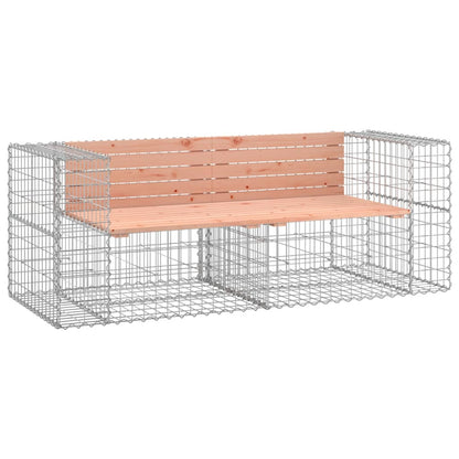 Panca Giardino Design Gabbione 184x71x65,5 cm Massello Douglas