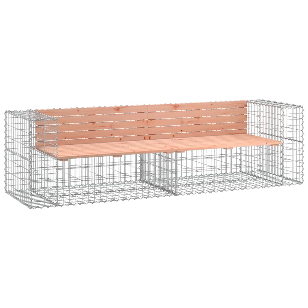 Panca Giardino Design Gabbione 244x71x65,5 cm Massello Douglas