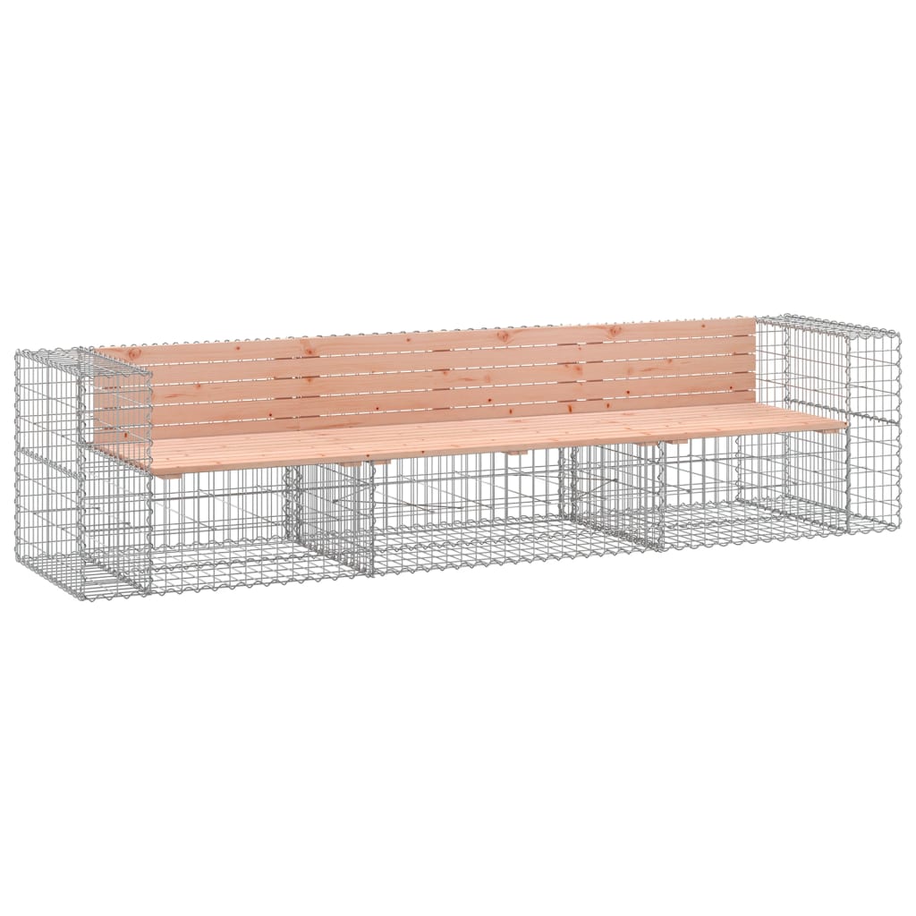 Panca Giardino Design Gabbione 287x71x65,5 cm Massello Douglas