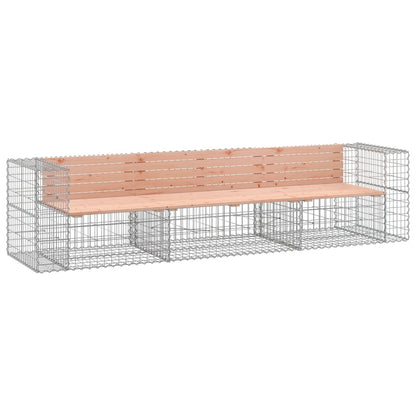 Panca Giardino Design Gabbione 287x71x65,5 cm Massello Douglas