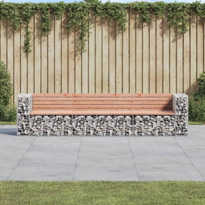 Panca Giardino Design Gabbione 287x71x65,5 cm Massello Douglas