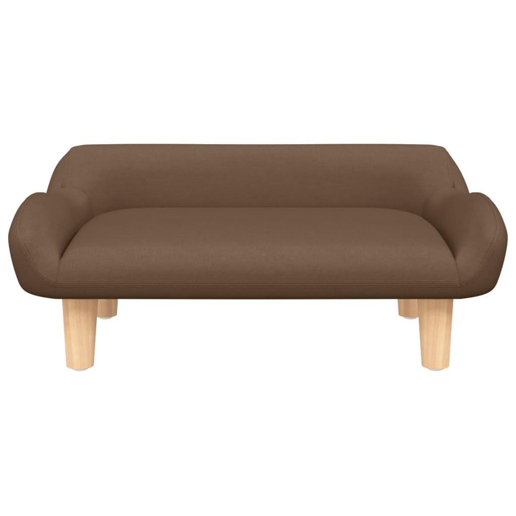 Divano per Bambini Marrone 70x40x24 cm in Tessuto