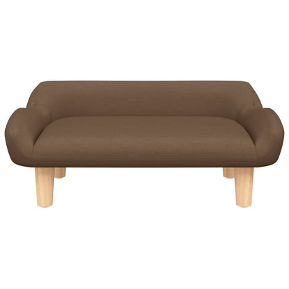 Divano per Bambini Marrone 70x40x24 cm in Tessuto