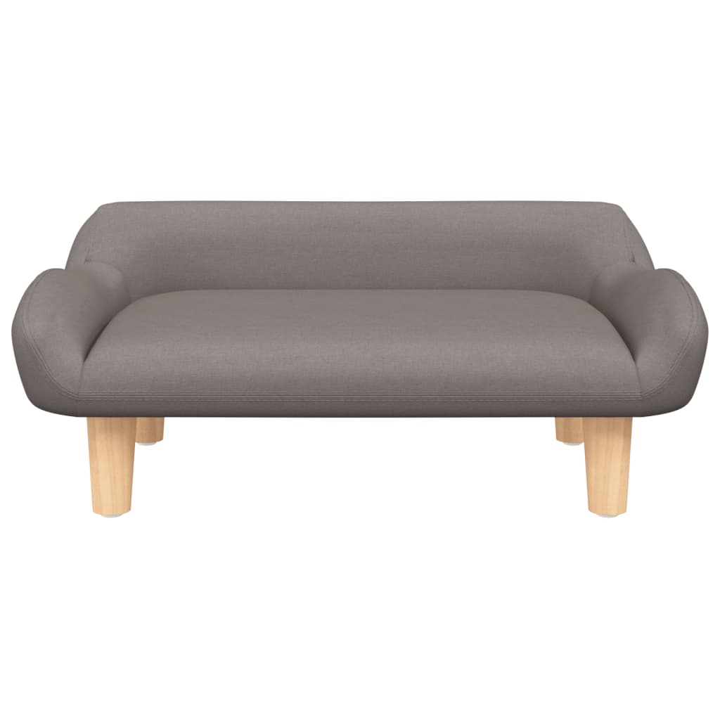 Divano per Bambini Tortora 70x40x24 cm in Tessuto