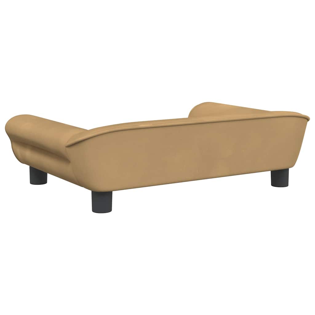 Divano per Bambini Marrone 70x45x26 cm in Velluto