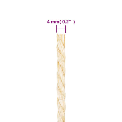 Corda in Sisal 100% 4 mm 50 m