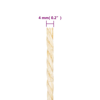 Corda in Sisal 100% 4 mm 250 m