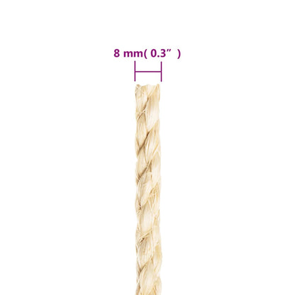Corda in Sisal 100% 8 mm 25 m