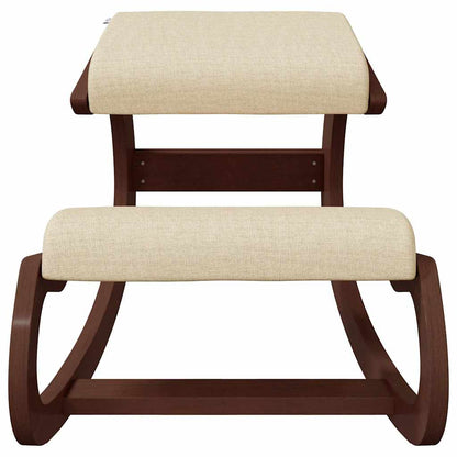Sedia Inginocchiatoio Crema 55x84x55 cm Compensato di Betulla