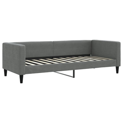 Divano Letto Estraibile Materassi Grigio Scuro 80x200 Tessuto