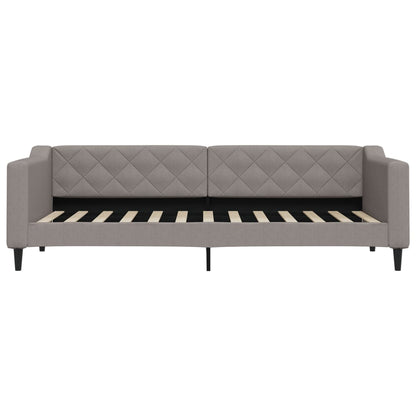 Divano Letto con Letto Estraibile Tortora 80x200 cm Tessuto