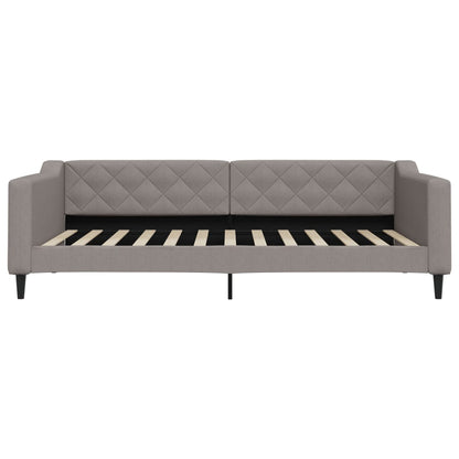 Divano Letto con Letto Estraibile Tortora 100x200 cm in Tessuto