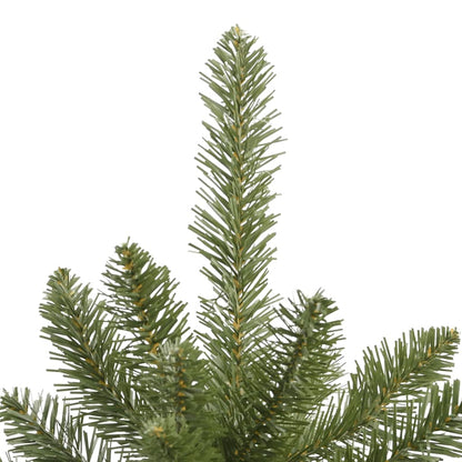 Albero di Natale Artificiale Incernierato con Base Verde 210 cm