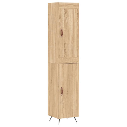 Credenza Rovere Sonoma 34,5x34x180 cm in Legno Multistrato