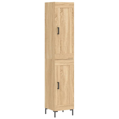Credenza Rovere Sonoma 34,5x34x180 cm in Legno Multistrato