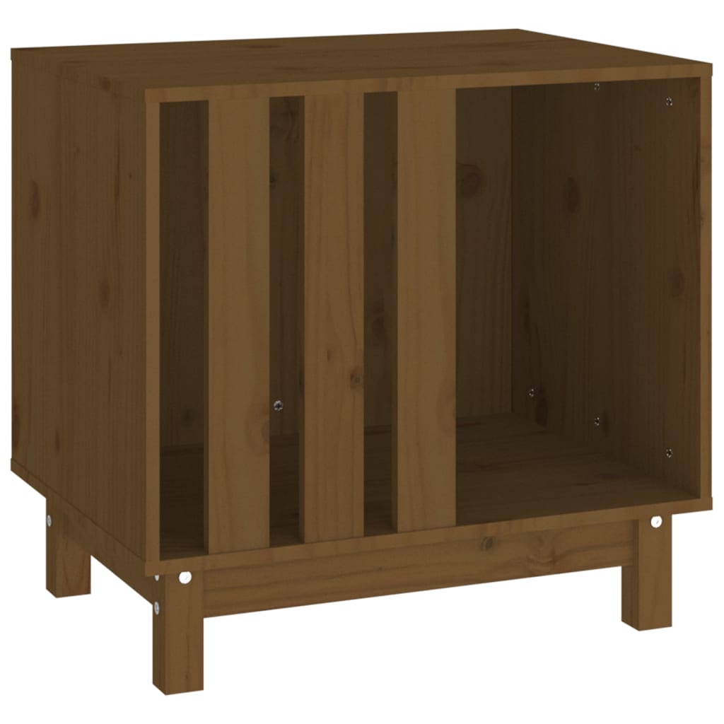 Casetta per Cani Ambra 60x45x57 cm in Legno Massello di Pino