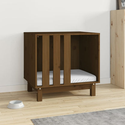 Casetta per Cani Ambra 60x45x57 cm in Legno Massello di Pino