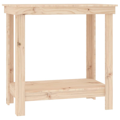 Banco da Lavoro 80x50x80 cm in Legno Massello di Pino